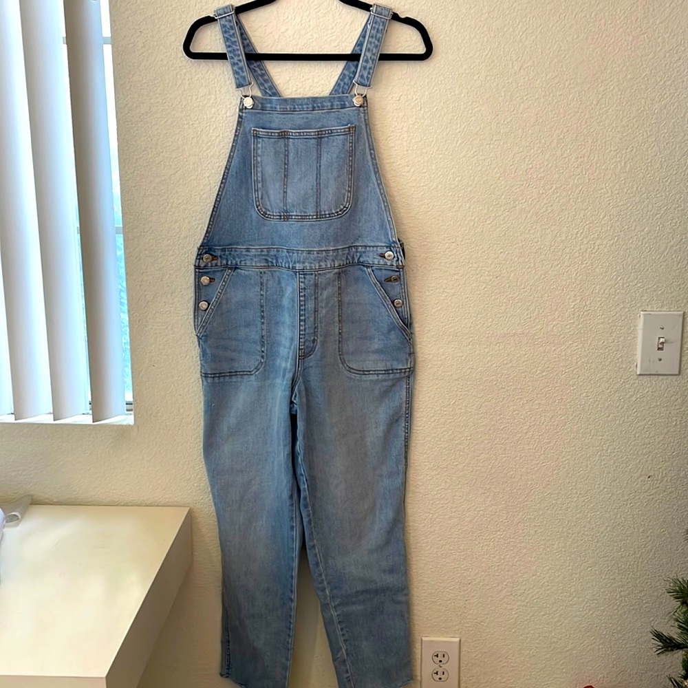 Old Navy Light Wash Overalls
